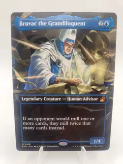 Bruvac the Grandiloquent MTG Ravnica Remastered Anime Bordeess NM - Image 2