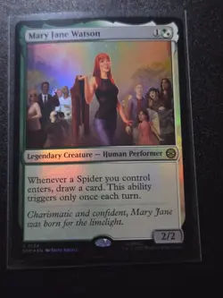 *FOIL* Mary Jane Watson SPM-134 - Rare - Magic: The Gathering MTG NM - Image 1