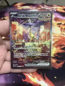 Pokemon Temporal Forces 208/162 Raging Bolt Ex Special Illustration Rare NM - Image 1