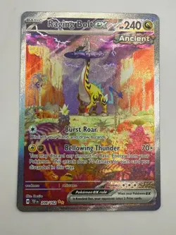 Raging Bolt ex 208/162 - Temporal Forces Special Illustration Rare Pokemon - NM - Image 1