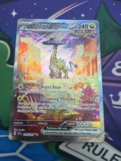 RAGING BOLT EX 208/162 SPECIAL ILLUSTRATION RARE - TEMPORAL FORCES NM POKEMON - Image 2