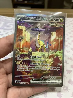 Pokemon Temporal Forces 208/162 Raging Bolt Ex Special Illustration Rare NM - Image 1