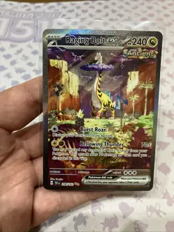 Pokemon Temporal Forces 208/162 Raging Bolt Ex Special Illustration Rare NM - Image 2