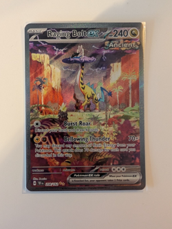 RAGING BOLT EX 208/162 SPECIAL ILLUSTRATION RARE - TEMPORAL FORCES NM POKEMON - Image 1
