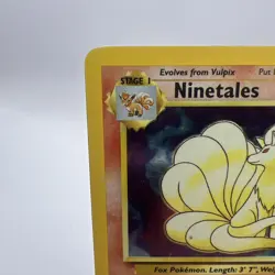 Pokemon TCG Ninetales Holo Rare Unlimited 12/102 Base Set - Image 3