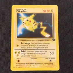 1999-2000 Pokemon FRENCH Movie Promo Wizards Pikachu 4 - Image 1
