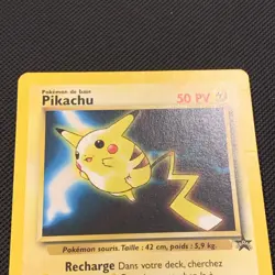1999-2000 Pokemon FRENCH Movie Promo Wizards Pikachu 4 - Image 3