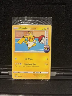 Pikachu On the Ball Pokemon Futsal Promo UK Exclusive 001/005 - Image 1