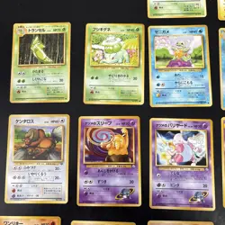 17 japanese pokemon cards good condition pocket monsters base set - Image 2