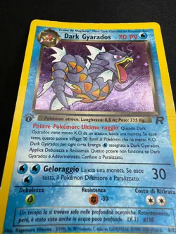 Pokemon Dark Gyarados 8/82 Team Rocket Rara Holo Prima Edizione Wizards ITA - Image 4