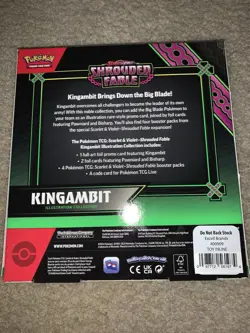 Pokemon TCG: Scarlet & Violet - Shrouded Fable Kingambit Illustration Collection - Image 2