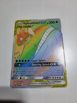 POKEMON SM MAGIKARP & WAILORD GX 183/181 SECRET RARE TEAM UP - Image 3