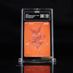 Victini 172/086 BWR Pokemon White Flare TAG 10 (974) English Red Victini - Image 1