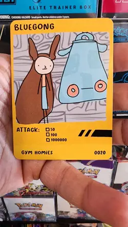 Dysfunctional Passholder Gym Homies - Bluegong #0020 Bronzong pokemon Pokenots - Image 1