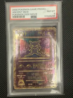Pokemon TCG Ancient Mew 2000 Movie Promo pSA 8 - Image 1