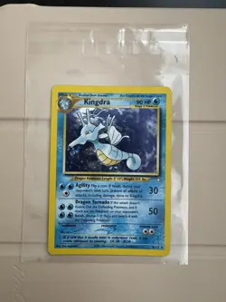 Pokemon Kingdra 8/111 Neo Genesis-Unlimited Edition Holo (LP/MP) English - Image 1