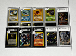 Pokemon Slab Lot of 10- Graded 10, 9, 8.5, 8 Vintage Modern mix - Image 1
