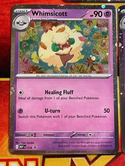 Pokemon Mega Evolution Promos Lot - Cottonee MEP018 Whimsicott MEP019 x2 Cosmos - Image 3