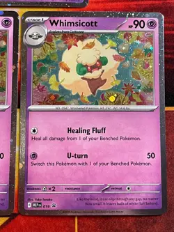 Pokemon Mega Evolution Promos Lot - Cottonee MEP018 Whimsicott MEP019 x2 Cosmos - Image 4