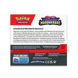 Pokemon TCG Scarlet & Violet Twilight Masquerade Booster Box - Factory Sealed - Image 3