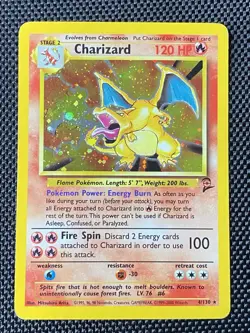 Charizard 4/130 Base Set 2 Holo 2000 Pokemon LP+ - Image 1