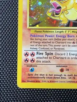 Charizard 4/130 Base Set 2 Holo 2000 Pokemon LP+ - Image 5