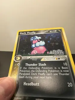 Pokemon TCG Dark Flaaffy 33/109 Holo Ex Team Rocket Returns Stamp - Image 4