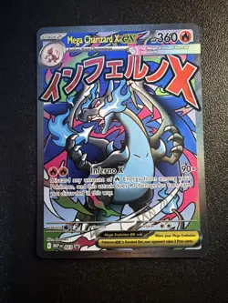 Pokemon TCG Mega Charizard X ex 023 Phantasmal Flames UPC Promo Near Mint - Image 2