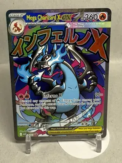 Pokemon TCG Mega Charizard X ex 023 Phantasmal Flames UPC Promo Near Mint - Image 1