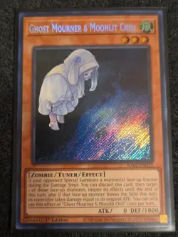 Ghost Mourner & Moonlit Chill - Secret Rare RA02-EN015 1st Ed NM Yugioh - Image 1
