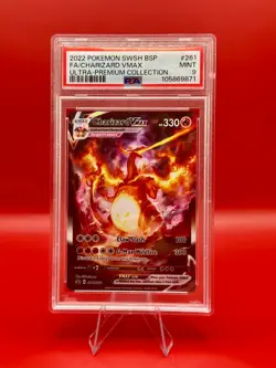 2022 Pokemon SWSH261 BSP FA/Charizard VMAX Ultra-Premium Collection PSA 9 - Image 1