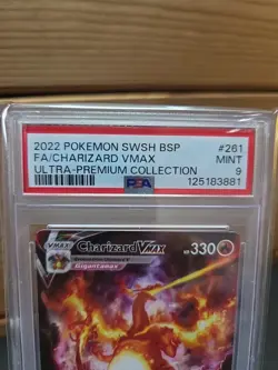 Pokemon 2022 BSP FA Charizard VMAX Ultra-Premium Collection SWSH261 PSA Mint 9 - Image 2