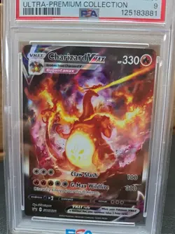 Pokemon 2022 BSP FA Charizard VMAX Ultra-Premium Collection SWSH261 PSA Mint 9 - Image 3