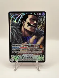 One Piece CCG Crocodile OP14-079 Alt Art Leader - Eng. PACK FRESH 10.1.26 - MINT - Image 1