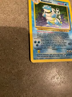 Blastoise 2/102 Pokemon TCG Base Set Holo Shadowed Rare Card Condition LP/MP🔥 - Image 4