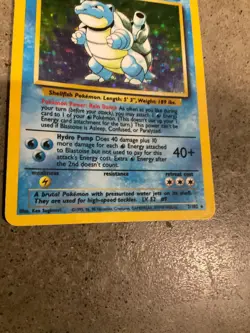 Blastoise 2/102 Pokemon TCG Base Set Holo Shadowed Rare Card Condition LP/MP🔥 - Image 5