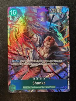 Shanks Alt Art - OP13-028 - Carrying On His Will - One Piece TCG English AA - Image 1