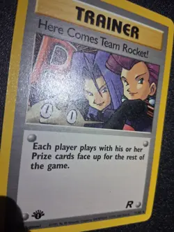 Here Comes Team Rocket-1st Edition Excellent Condition Pokemon TCG - Image 3
