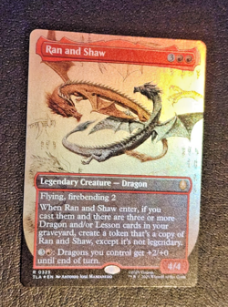 MTG Avatar: The Last Airbender Ran and Shaw ( Borderless Foil R 325 NM ) - Image 1