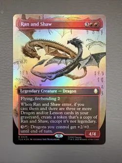 Ran and Shaw (Borderless) Avatar: The Last Airbender Foil - Image 1