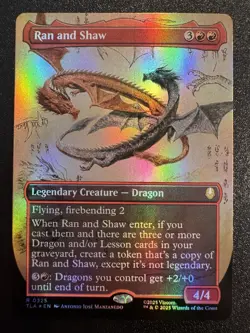 MTG Ran and Shaw (Borderless Foil) Avatar: The Last Airbender 0325 NM - Image 2