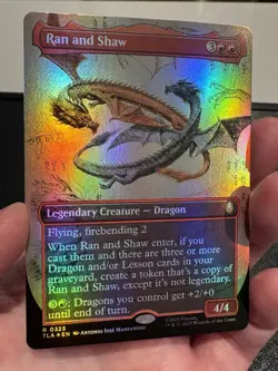 MTG Ran and Shaw (Borderless Foil) Avatar: The Last Airbender 0325 NM - Image 4