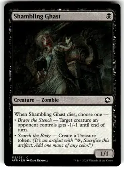Shambling Ghast Adventures in the Forgotten Realms Regular MTG - Image 1