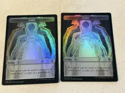 2 x mtg foil token Elf Warrior // Copy, 008/013, Commander Legends, unplayed - Image 2