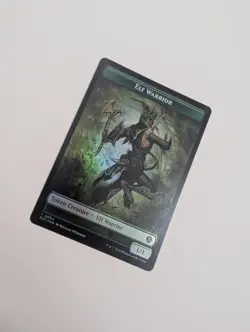 MTG - Elf Warrior 0004/Plant 0005 Token (Foil) - Commander: Lorwyn Eclipsed NM/M - Image 2
