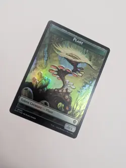 MTG - Elf Warrior 0004/Plant 0005 Token (Foil) - Commander: Lorwyn Eclipsed NM/M - Image 3