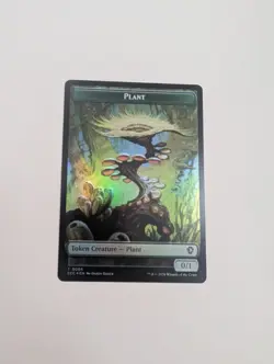 MTG - Elf Warrior 0004/Plant 0005 Token (Foil) - Commander: Lorwyn Eclipsed NM/M - Image 4