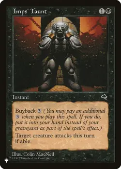 Ims' Taunt Non Foil Uncommon The List Reprint MTG Near Mint - Image 1