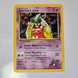 Pokemon Gym Heroes Sabrina's Jynx 59/132 Uncommon WotC 2000 TCG Vintage Card - Image 1