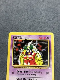 Pokemon TCG Sabrina's Jynx Gym Heroes Card 59/132 Unlimited - Image 2